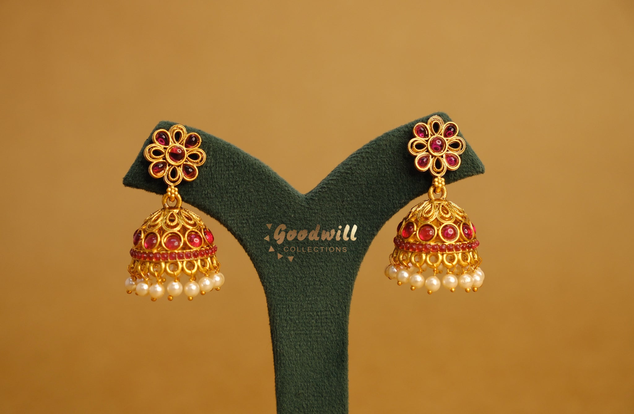 FLORAL DOME SHAPED JHUMKA 2