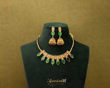 TRADITIONAL PALAKKA DESIGN NECKLACE SET 5