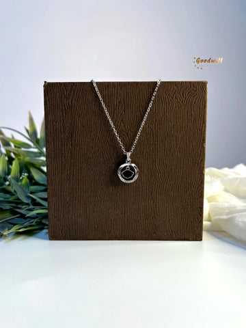 SIMPLE CIRCLE PENDANT NECKLACE
