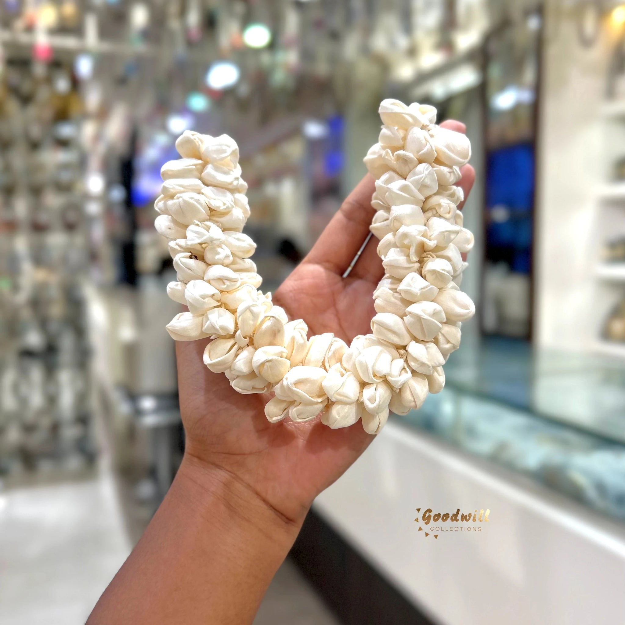 ARTIFICIAL JASMINE HAIR BUN ACCESSORY 3