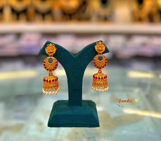 LAKSHMI PEARL DROP JHUMKA