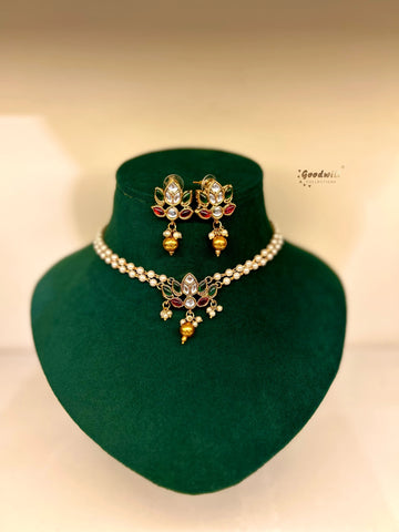 PEARL THAMARA CHOKER SET