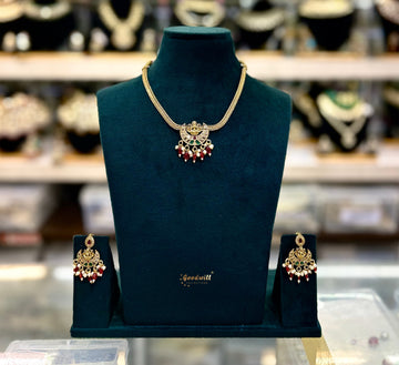 HALF MOON PENDANT SET