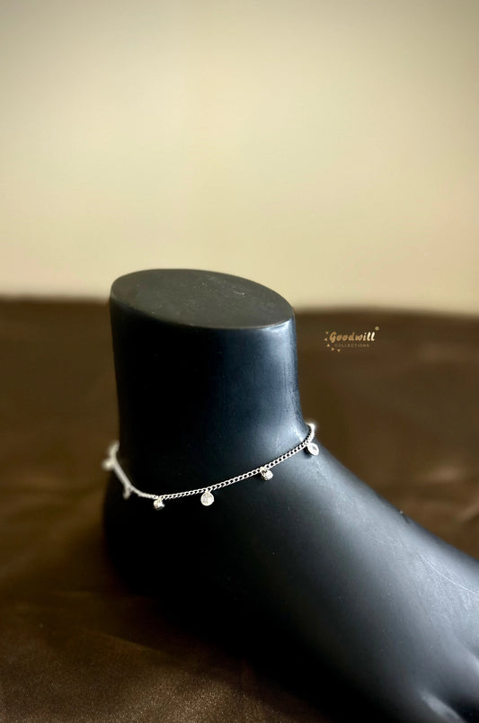 MINIMAL STONE SINGLE ANKLET