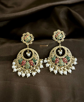 PEARL ETHNIC EARRINGS 5