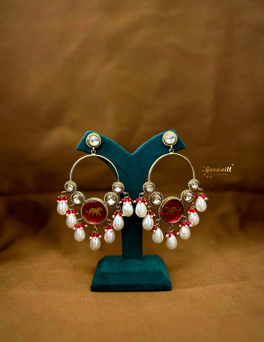 PEARL ETHNIC EARRINGS 6