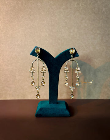 GOLDEN ARCH DANGLE EARRINGS