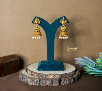 LAKSHMI DESIGN PEARL JHUMKA