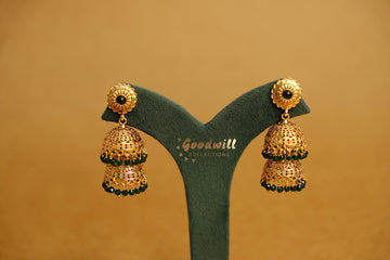 DOUBLE LAYER LIGHT WEIGHT JHUMKA