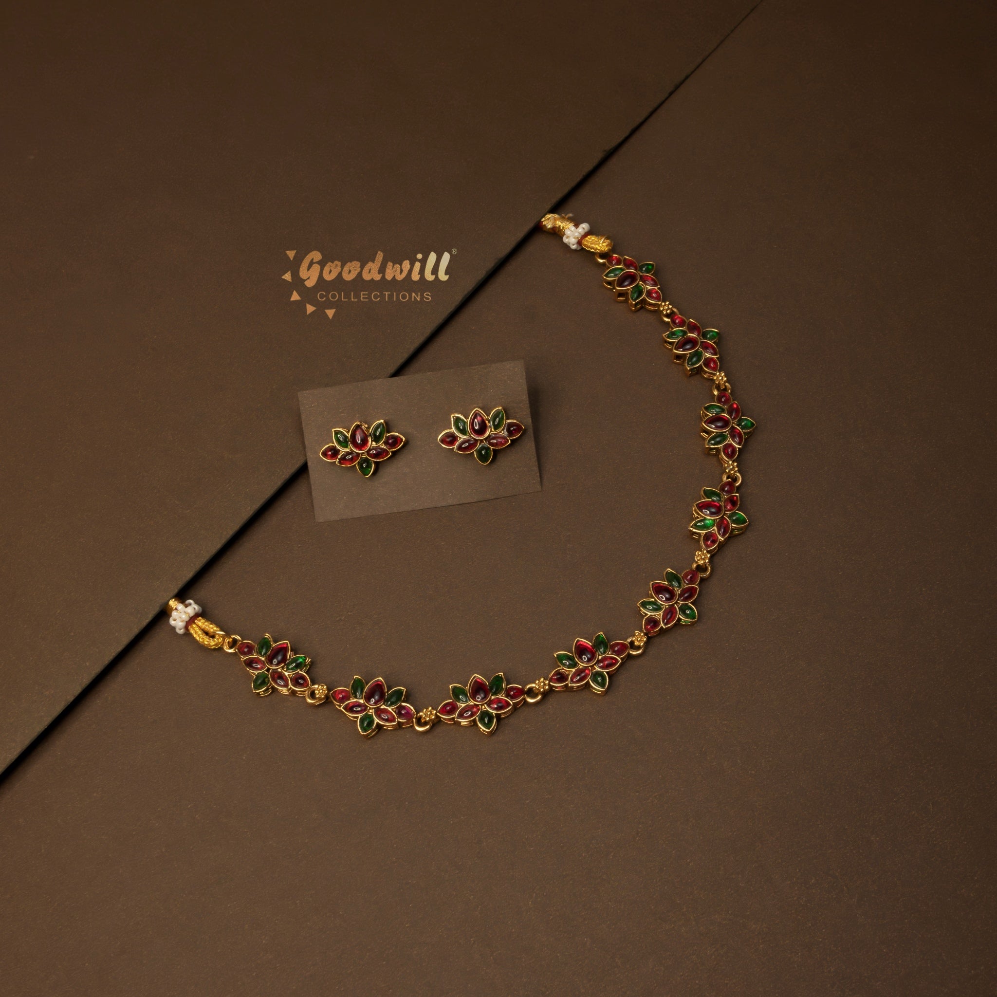 MULTICOLOR THAMARA NECKLACE SET