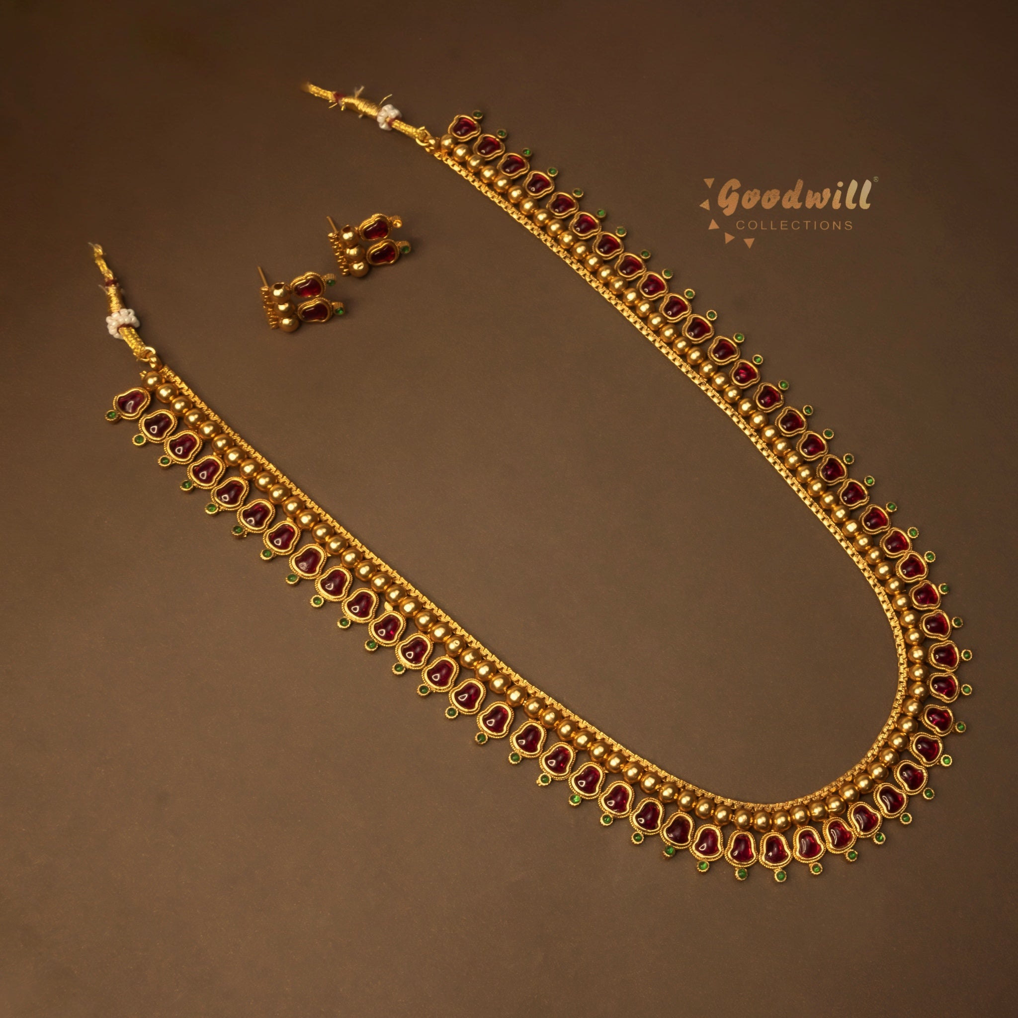 BELL DESIGN LONG NECKLACE SET 1