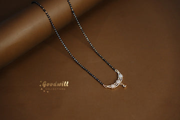 SIMPLE STONE STUDDED MANGALSUTRA 3