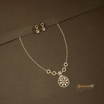 POLKI MINIMAL PENDANT NECKLACE SET