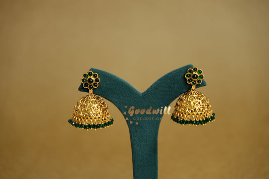 FLOWER DESIGN JHUMKA