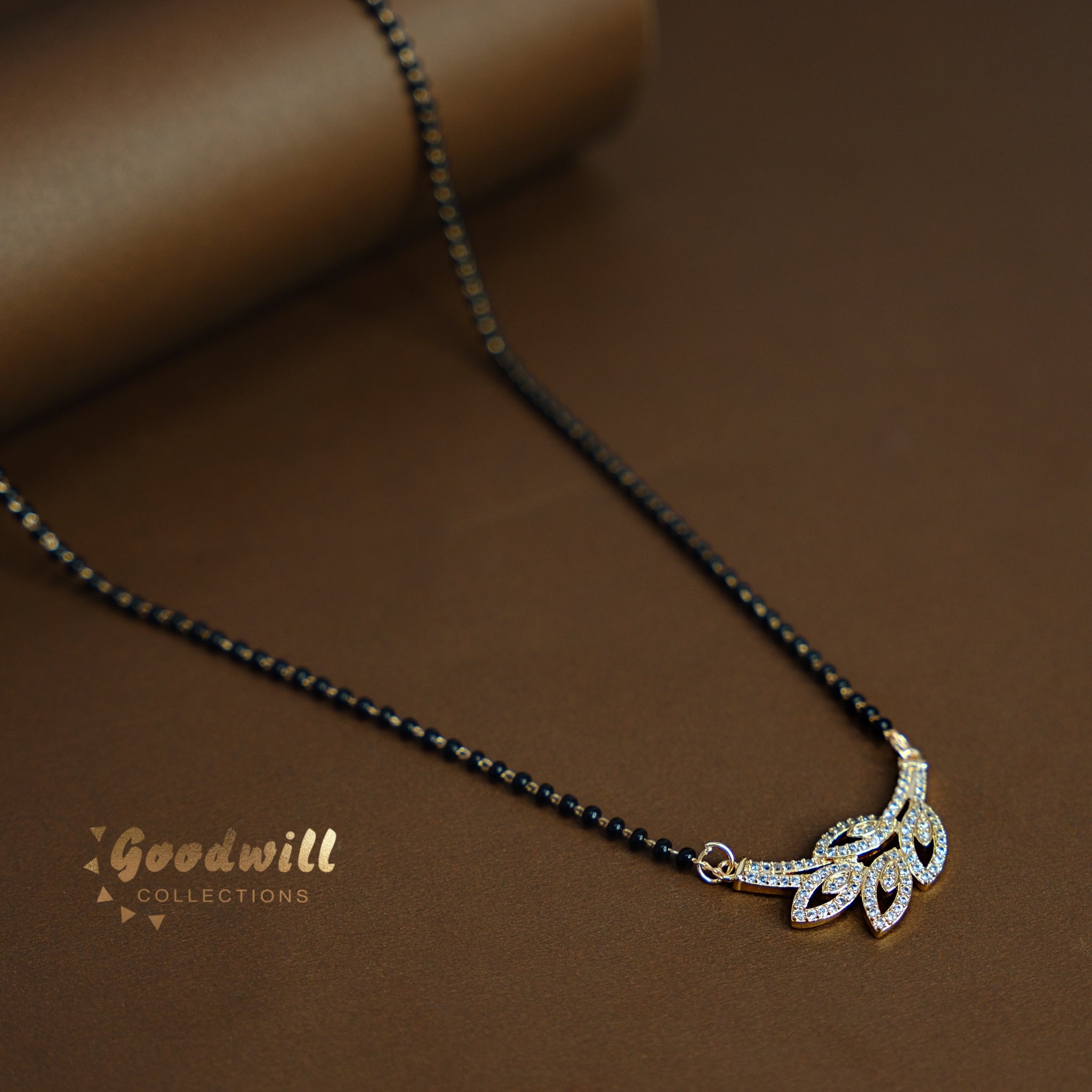 SIMPLE STONE STUDDED  MANGALSUTRA 5