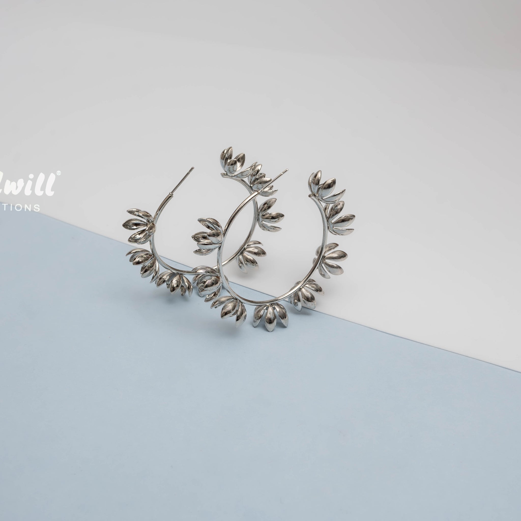 SILVER HOOPS #