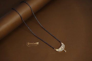 SIMPLE STONE STUDDED MANGALSUTRA 4