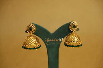 GOLDEN GOPI PATTERN JHUMKA