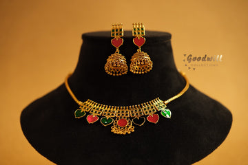 TRADITIONAL PALAKKA DESIGN NECKLACE SET 11