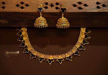 TRADITIONAL PALAKKA DESIGN NECKLACE SET 12