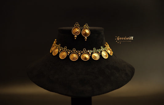 TRADITIONAL NECKLACE SET DESIGN KALA SET 3