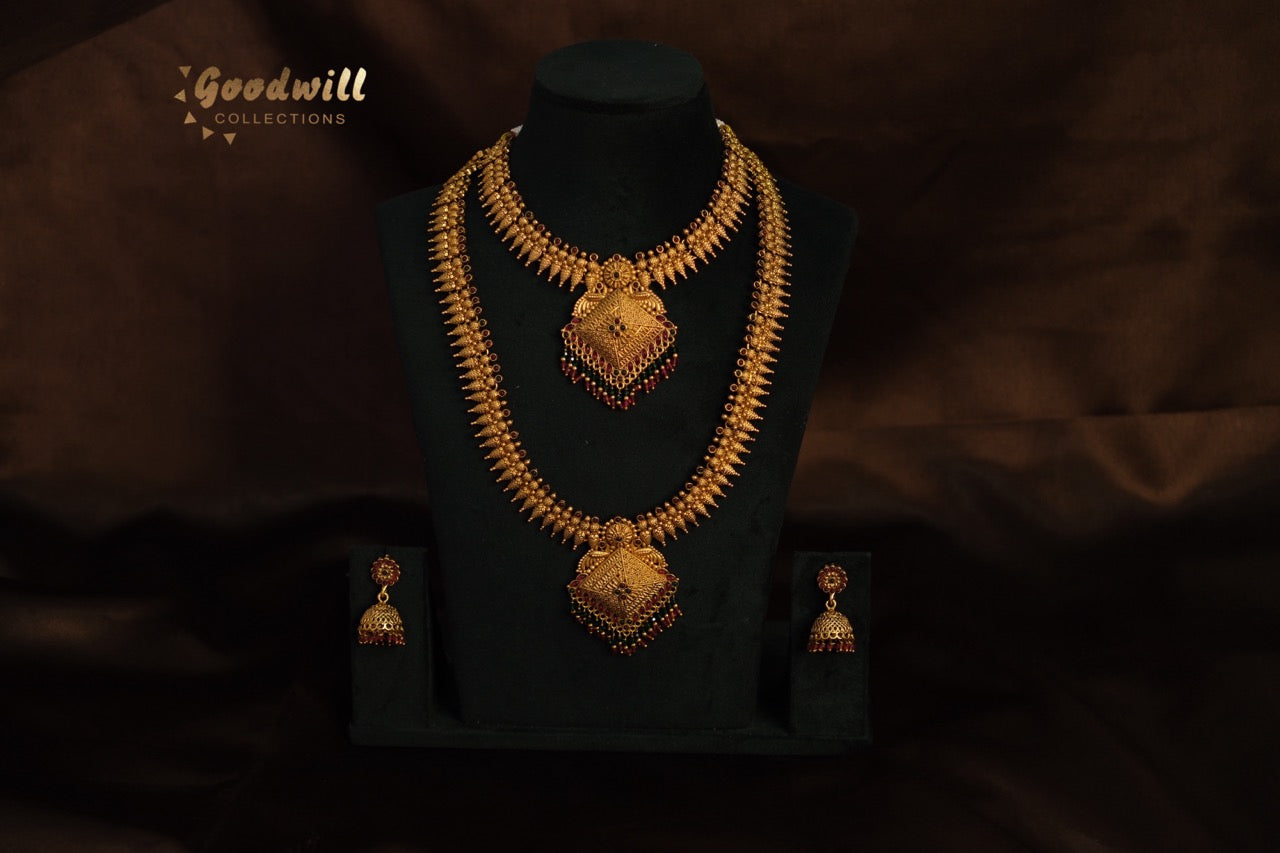TRADITIONAL MULLAMOTTU DESIGN HARAM SET