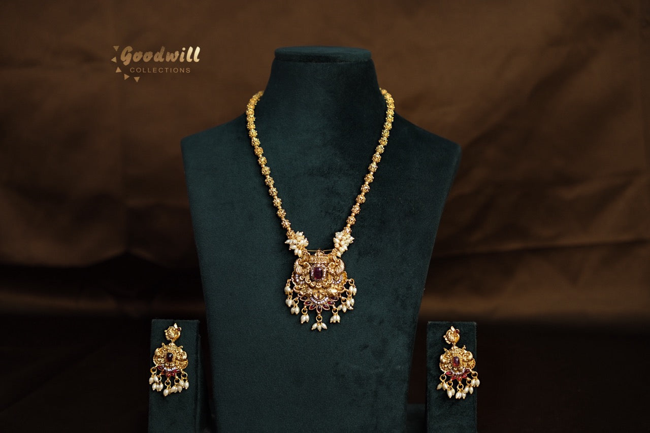 MAYURA RICE PEARL PENDANT SET