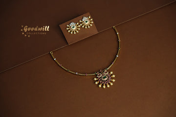 KEMP PEARL DROP PENDANT SET