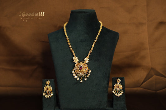 MAYURA RICE PEARL PENDANT SET