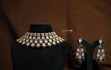 STATEMENT POLKI BRIDAL NECKLACE SET