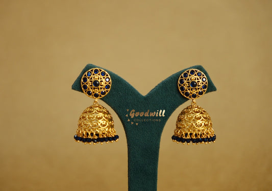 FLORAL PATTERN JHUMKA