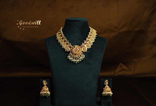 TRADITIONAL MAYURA LAKSHMI SHORT HARAM