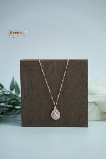 WATER DROP PENDANT NECKLACE