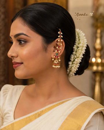 LOTUS KEMP STONE EARRINGS 1