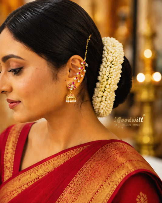 KEMP STONE FLORAL EARRINGS