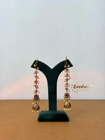 LOTUS KEMP STONE EARRINGS 2