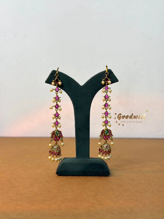 LOTUS KEMP STONE EARRINGS 1