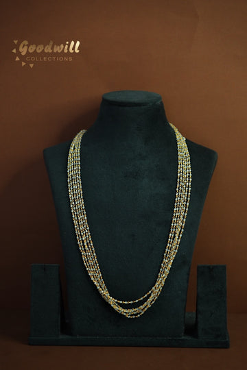GOLDEN CRYSTAL BEAD CHAIN 2
