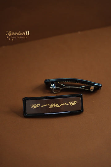 GOLDEN PATTERN HAIR CLIP
