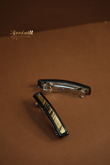 STRIPED HAIR CLIP