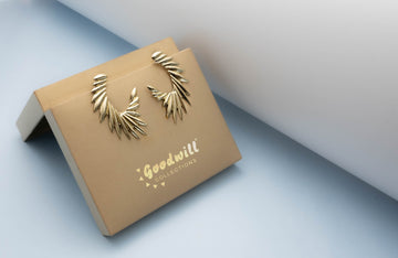 CONTEMPORARY GOLD STACKED DROPLET EARRINGS