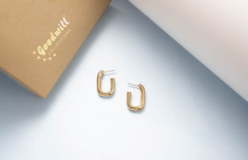 GOLDEN U SHAPED HOOPS