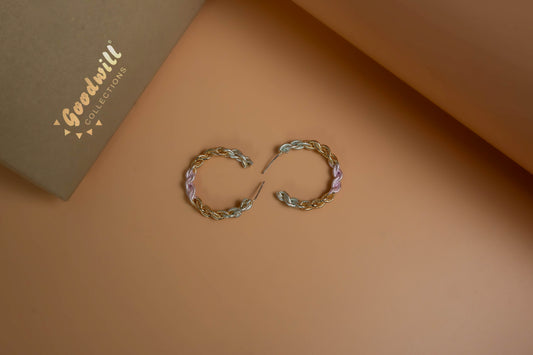 MULTI COLOR PASTEL HOOPS 11