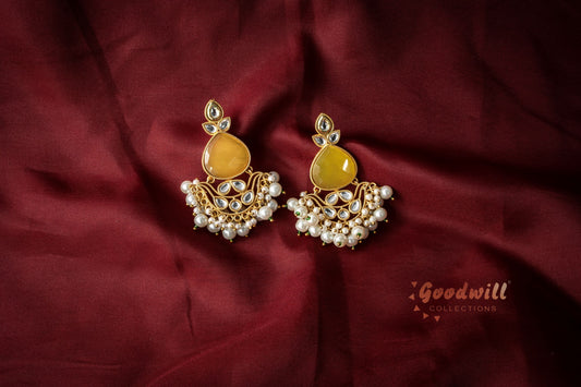 SITHARA PEARL HANGING EARRINGS
