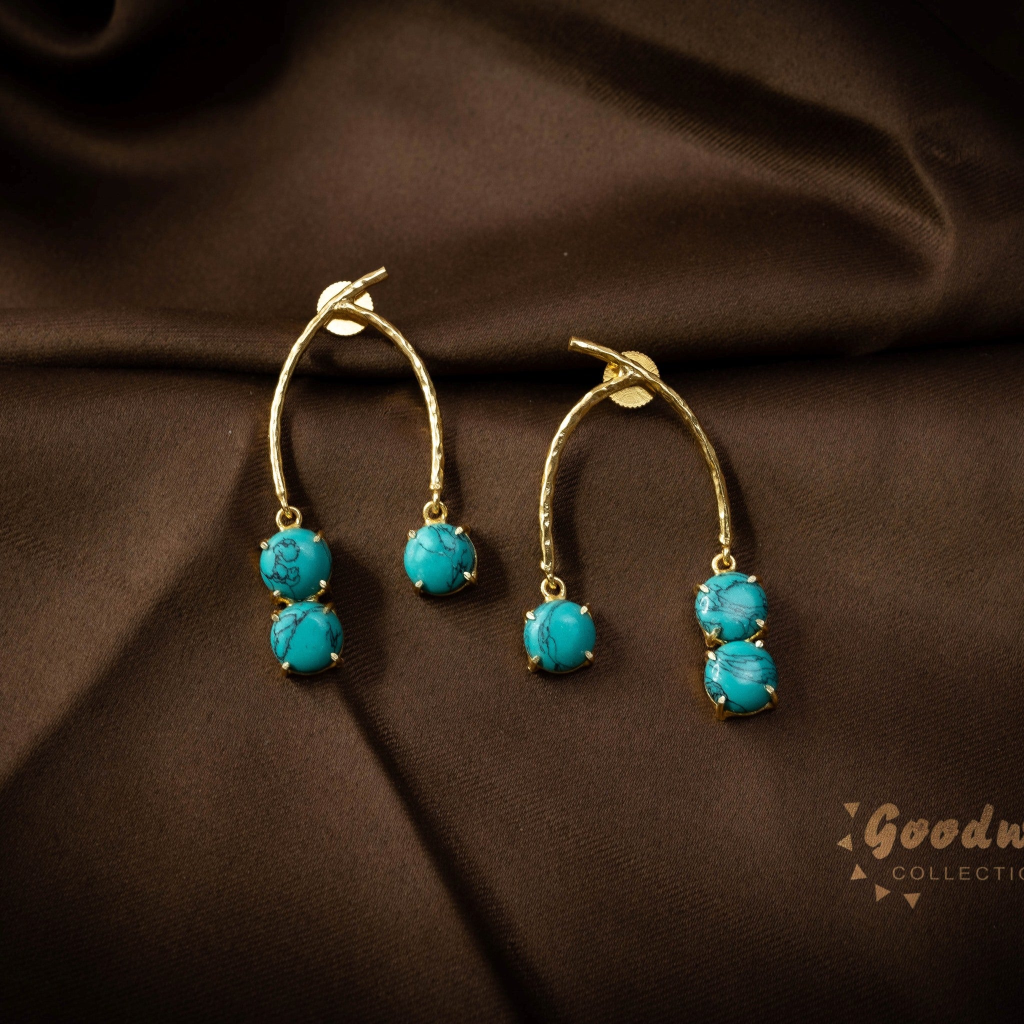 CONTEMPORARY STICK DROP  EARRINGS