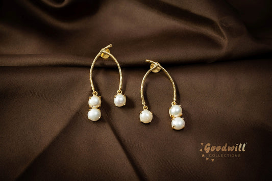 CONTEMPORARY STICK DROP  EARRINGS