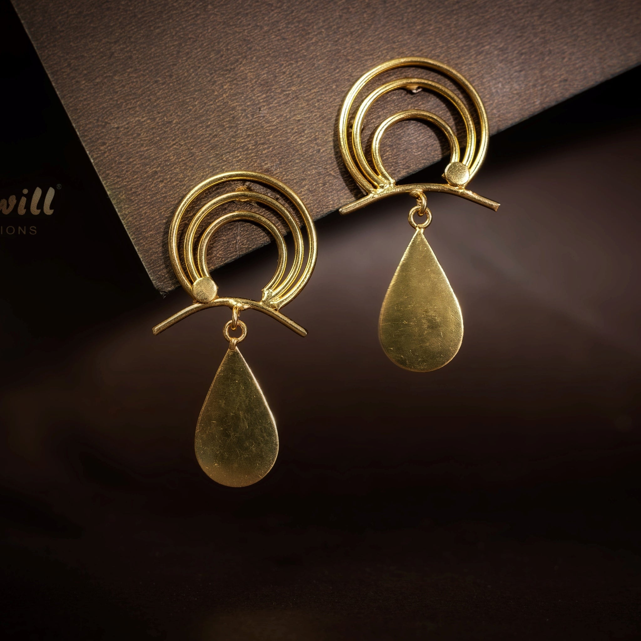 RING LAYER DROP EARRINGS