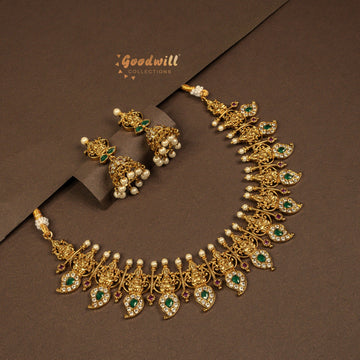 SARASWATHI MANGA NECKLACE SET