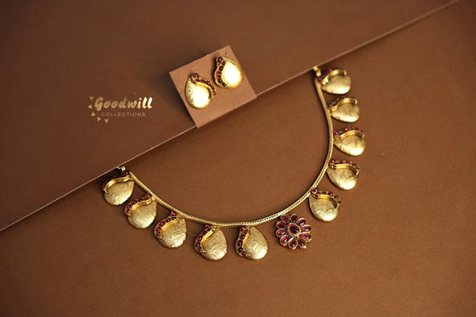 PEACOCK NECKLACE SET
