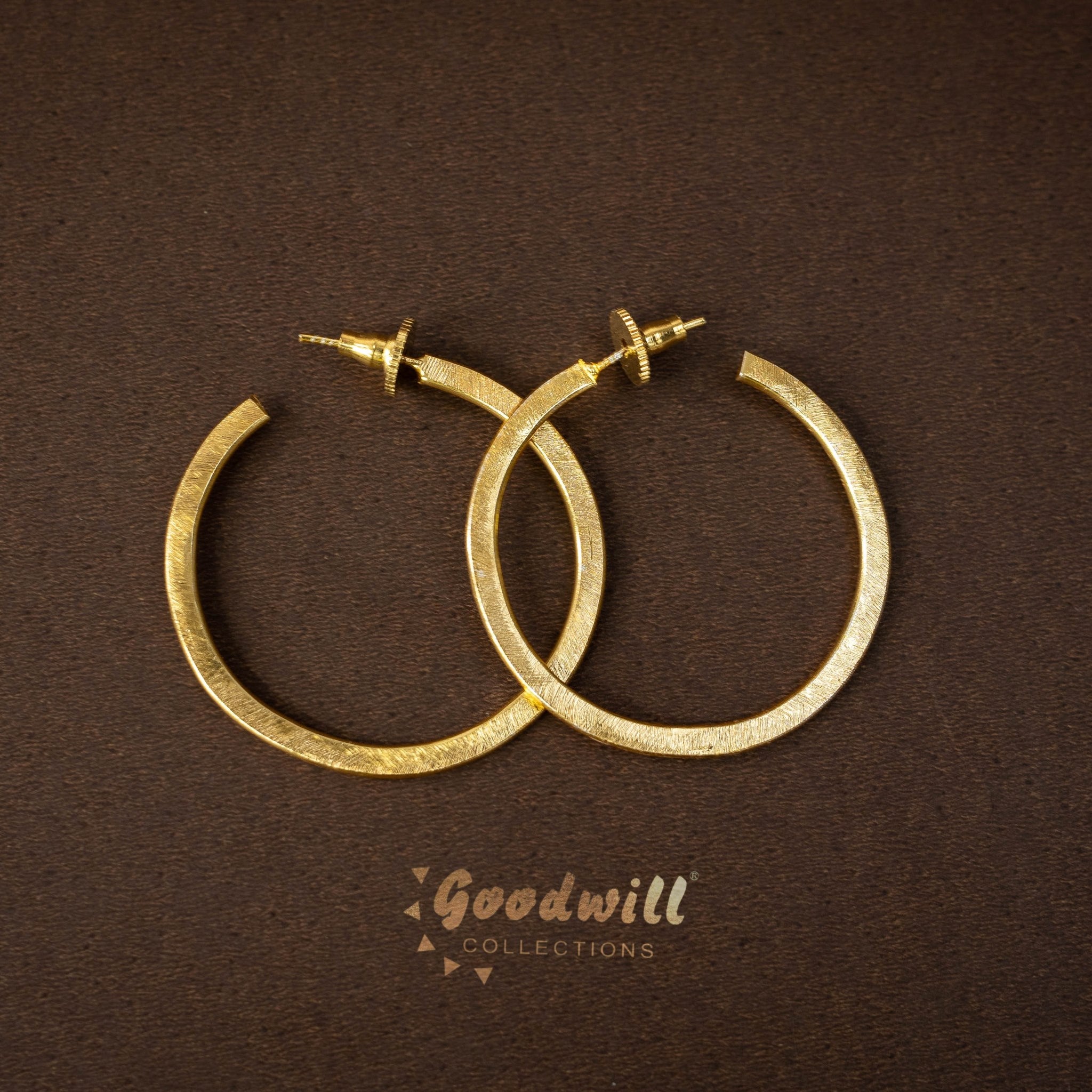 STATEMENT RING CIRCLE EARRINGS {M}